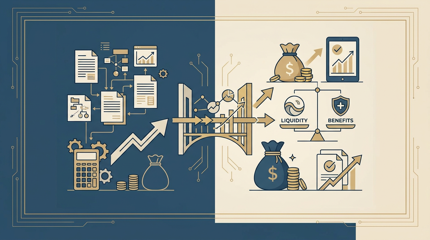 Redaktionelle Infografik zum Thema Steuerklassenwechsel 2026: Liquidität und Lohnersatzleistungen optimieren